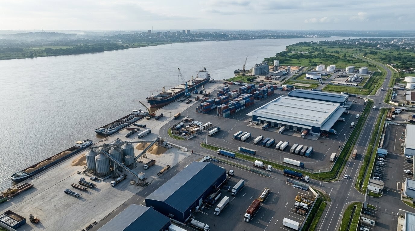 PFK industrial logistics platform supporting multiple sectors across Central Africa